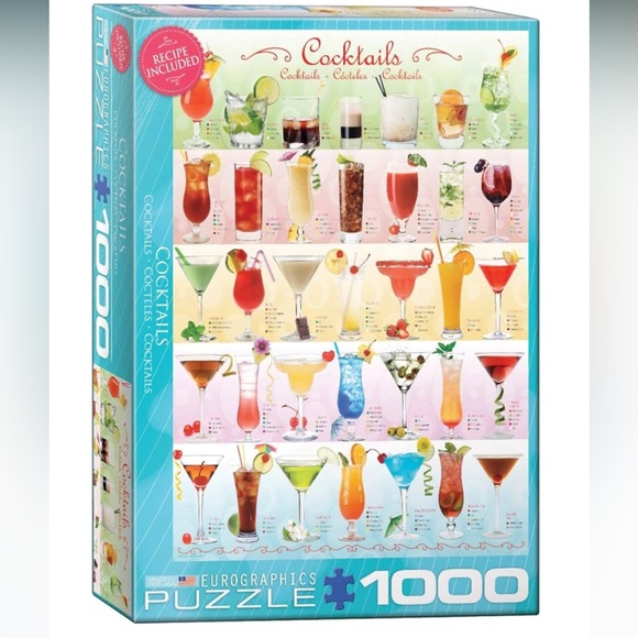 Eurographics puzzle Cocktails 1000 - Picture 1 of 2